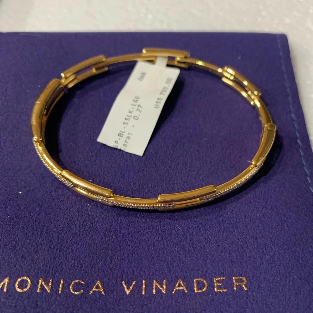 monica vinader — diamond bangle - Picture 5 of 5